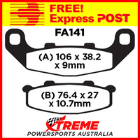 Kawasaki ZXR 250 89-90 EBC Organic Rear Brake Pads, FA141