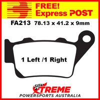 BMW F 650 CS Scarver 00-03 EBC Rear Organic Brake Pads, FA213
