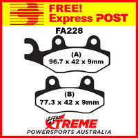 Yamaha YBR 125 ED Brasil 06-08 EBC Front Organic Brake Pads, FA228