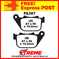 Harley Davidson XL 883 R Sportster R 05-13 EBC HH Sintered Rear Brake Pads, FA387HH