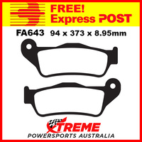 Harley Davidson XG 750 Street 14-15 EBC Organic Rear Brake Pads, FA643