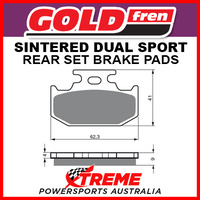 Goldfren for Suzuki RM125 1989-1990 Sintered Dual Sport Rear Brake Pad GF001S3