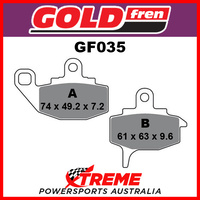 Kawasaki KX 250 E1/F1 87-88 Goldfren Sintered Off Road Front Brake Pads GF035K5