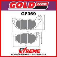 Yamaha YZF-R3 15-16 Goldfren Sintered Dual Sport Front Brake Pad GF369S3