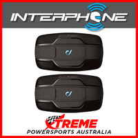Interphone Universal Bluetooth Helmet Headset Edge Twin Pack INTERPHOEDGETP