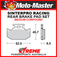 Moto-Master for Suzuki RM125 1991-1995 Racing Sintered Medium Rear Brake Pad 092811