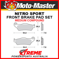 Moto-Master Husqvarna TE511 2011-2014 Nitro Sport Sintered Medium Front Brake Pads