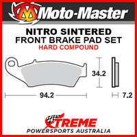 Moto-Master Honda XR250R 1996-2005 Nitro Sintered Hard Front Brake Pad 093421