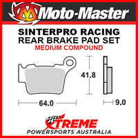 Moto-Master Husqvarna TC449 2011-2013 Racing Sintered Medium Rear Brake Pad 094411