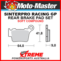 Moto-Master Husqvarna TE300 2014-2018 Racing GP Sintered Soft Rear Brake Pad 094412