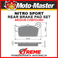 Moto-Master for Suzuki RMZ250 2004-2018 Nitro Sport Sintered Medium Rear Brake Pad 094522