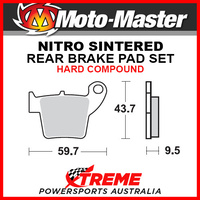 Moto-Master Husqvarna TC50 Mini 2017 Nitro Sintered Hard Rear Brake Pad 094721