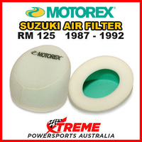 Motorex for Suzuki RM125 RM 125 1987-1992 Foam Air Filter Dual Stage