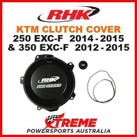 RHK MX BLACK CASE CLUTCH COVER KTM EXCF 250 250EXCF 14-15 350EXCF 350 EXCF 12-15