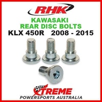 RHK MX REAR HEAVY DUTY BRAKE DISC BOLT SET KAWASAKI KLX450R KLX 450R 2008-2015