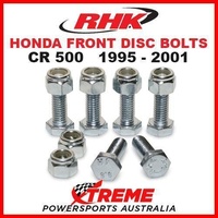 RHK MX FRONT HEAVY DUTY BRAKE DISC BOLT SET HONDA CR500 CR 500 1995-2001 MOTO