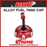 RHK Husqvarna CR50 CR 50 ALL Red Alloy Fuel Tank Gas Cap, 50mm OD
