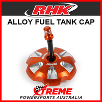 RHK KTM 350 SXF SX-F 2013-2020 Orange Alloy Fuel Tank Gas Cap, Screw Type 52mm