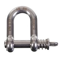 Snap-D 12mm D Shackle 304 Stainless Steel Max Load 1670Kg Towing Boat Trailer