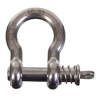 Snap-D 13mm Bow Shackle 304 Stainless Steel Max Load 1670Kg Towing Boat Trailer