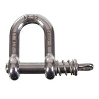 Snap-D 8mm D Shackle 304 Stainless Steel Max Load 670Kg Towing Boat Trailer