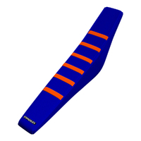 Strike Seats Gripper Ribbed Orange/Blue/Blue Seat Cover for KTM 450SXF 2007-2010