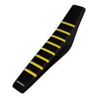 Strike Seats Gripper Pleated Yellow/Black/Black for Suzuki RM125 2001-2012