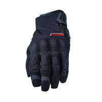 Five Black Boxer Waterproof Motorcycle Gloves 