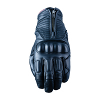 Five Black Kansas Motorcycle Gloves 