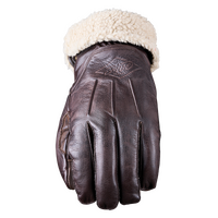 Five Brown Montana Motorcycle Gloves 