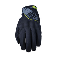 Five Black/Fluro RS Waterproof Motocycle Gloves 