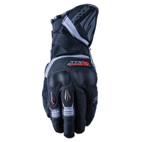 Five Black/Grey TFX-2 Waterproof Motorcycle Gloves 