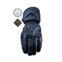 Five Black WFX Tech GTX Motocycle Gloves 