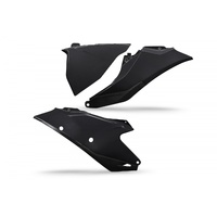 UFO Black Rear Side Panels w/ Left Airbox Cover for Gas Gas EC 250 2021-2023
