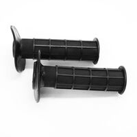 Whites Black XR Grips for Honda NXR125 FARM 2004-2013