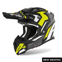 Airoh Aviator Ace Kybon Yellow Matt (Black Vent)