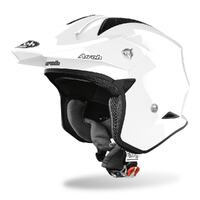 AIROH Trrs SOLID WHITE GLOSS 