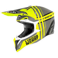 Airoh Wraap Broken Yellow Matt 