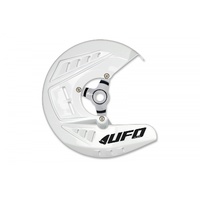 UFO White Front Disc Cover Guard for Kawasaki KX 250F 2013-2020