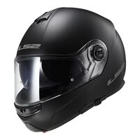 LS2 FF325 Strobe Matte Black Flip Front Full-Face Road Helmet