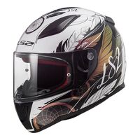 LS2 FF353 Rapid Boho White/Black/Purple Full-Face Road Helmet