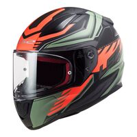 LS2 FF353 Rapid Gale Matte Green/Orange Full-Face Road Helmet
