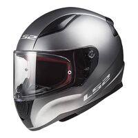 LS2 FF353 Rapid Solid Matte Black/Titanium Full-Face Road Helmet