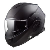 LS2 FF399 Valiant Matte Black Noir Flip Front Road Helmet