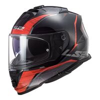 LS2 FF800 Storm Classy Black/Red Full-Face Road Helmet
