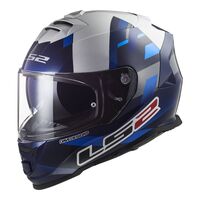 LS2 FF800 Storm McPhee Replica Blue/White Full-Face Road Helmet