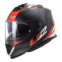 LS2 FF800 Storm Nerv Matte Black/Red Full-Face Road Helmet
