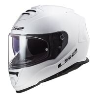 LS2 FF800 Storm Solid White Full-Face Road Helmet