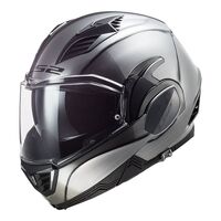 LS2 FF900 Valiant II Jeans Titanium Flip Front Road Helmet