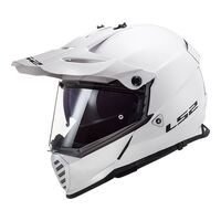LS2 MX436 Pioneer Evo White Adventure Helmet